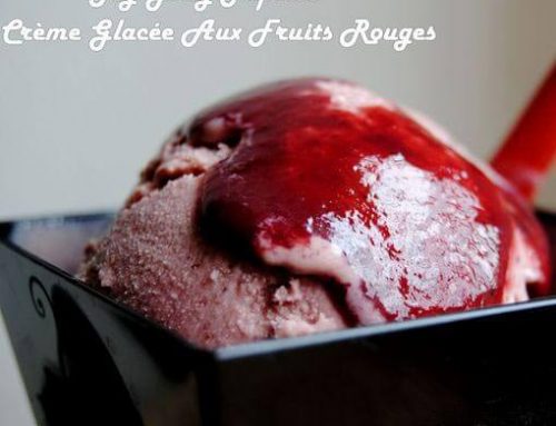 Crème glacée aux fruits rouges