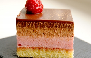 Entremet-chocolat-framboise
