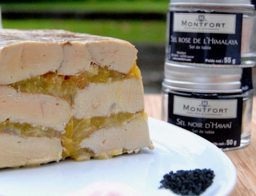 Marbré de foie gras aux pommes