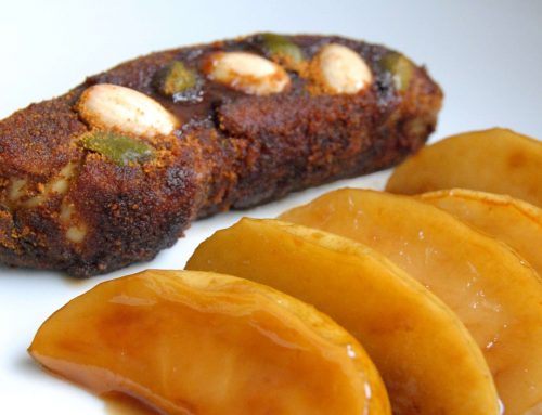 Escalopes de foie gras en robe de mendiants