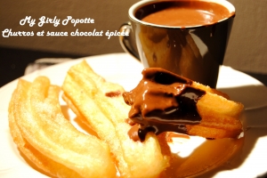 churros my girly popotte sauce chocolat