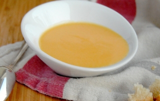 velouté patates douces navet boules or my girly popotte