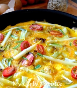 omelette printanière my girly popotte
