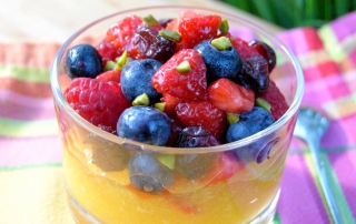 salade fruits rouges gelée orange my girly popotte2