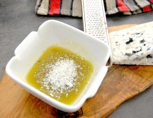 vinaigrette roquefort vinaigre de cidre my girly popotte