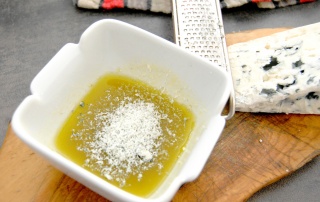 vinaigrette roquefort vinaigre de cidre my girly popotte