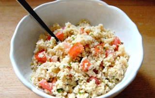salade de semoule tomate herbes fraiches