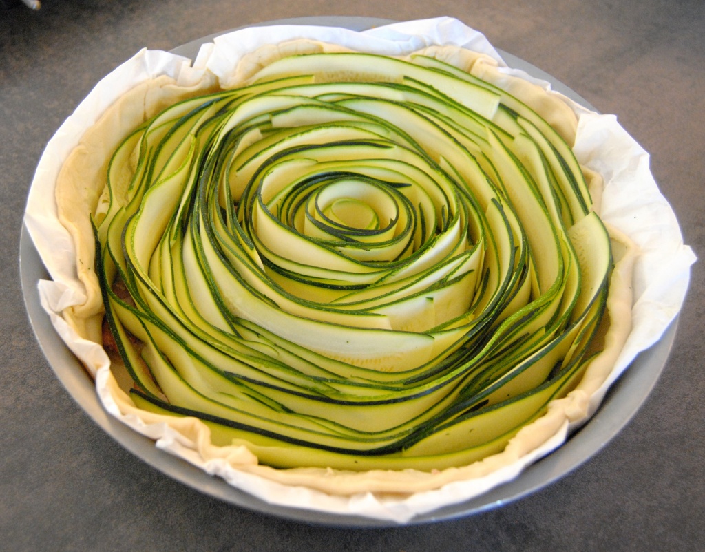 tarte spiral courgettes