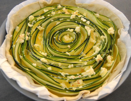 Tarte spirale à la courgette façon Sonia Ezgulian