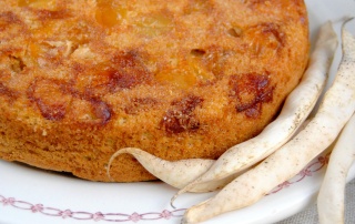 gâteau haricots tarbais pomme cannelle 1