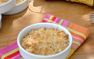 crumble-pêches-sans-gluten