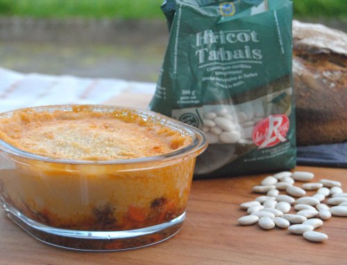 « Parmentier » de haricots Tarbais et confit de canard