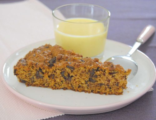 Gâteau à la chapelure, chocolat et amande