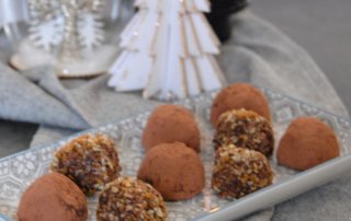 truffes au chocolat vegan