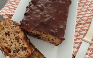 cake-banane-chocolat-glaçage-rocher